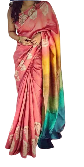 Bishnupuri Silk Hand Painting Saree PLASH
