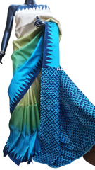 Bishnupuri Silk Hand Painting Saree PLASH
