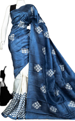 Bishnupuri Silk Hand Painting Saree PLASH