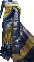 Bishnupuri Silk Hand Painting Saree PLASH