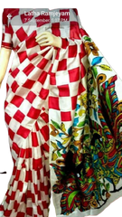 Bishnupuri Silk Hand Painting Saree PLASH