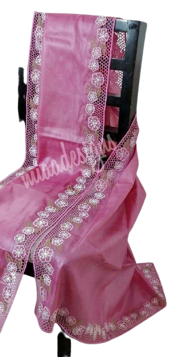 Tussar silk cotwork saree SILK ZONE