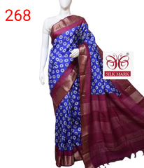 Pure Tussar Silk print saree