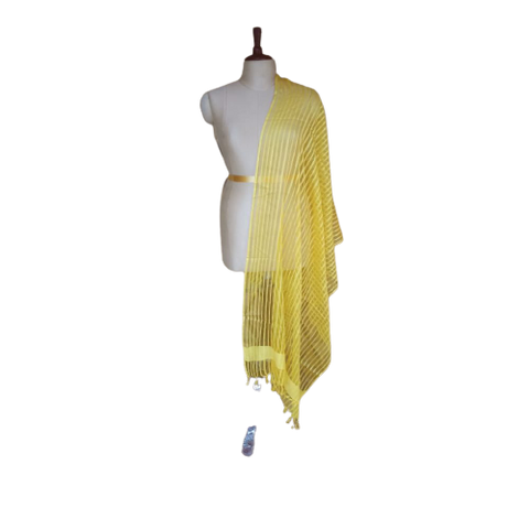 Organza jute dupatta M J HANDLOOMS