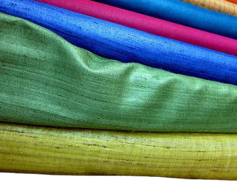 Tussar ghicha silk fabric M J HANDLOOMS