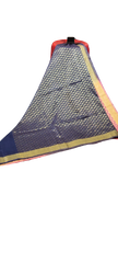 Soft silk zari buta saree Taj