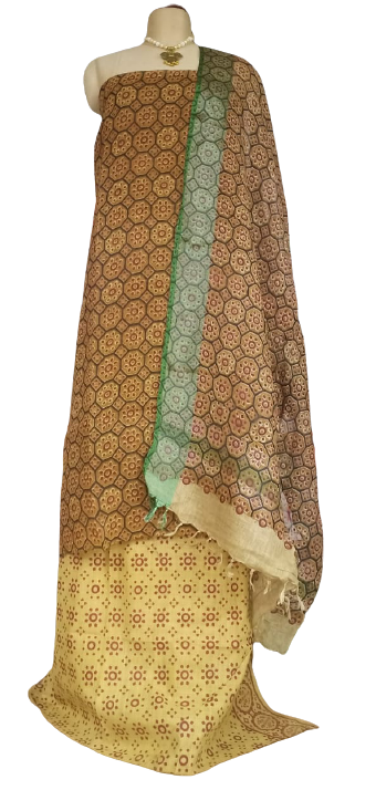 Linen printed suit SILK ZONE