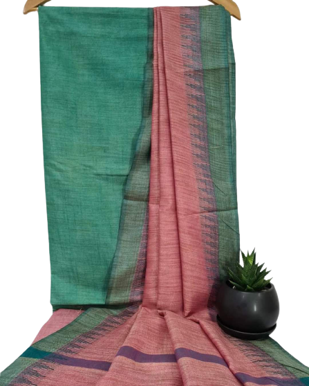 Cotton dupion temple suit M J HANDLOOMS