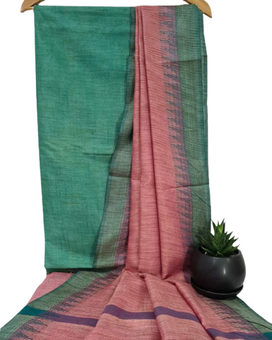 Cotton dupion temple suit M J HANDLOOMS