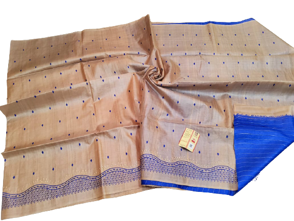 Tussar silk embroidery saree Dipak