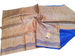 Tussar silk embroidery saree Dipak