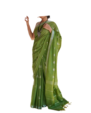 Viscose Silk Weaving Cutwork Saree SILK ZONE