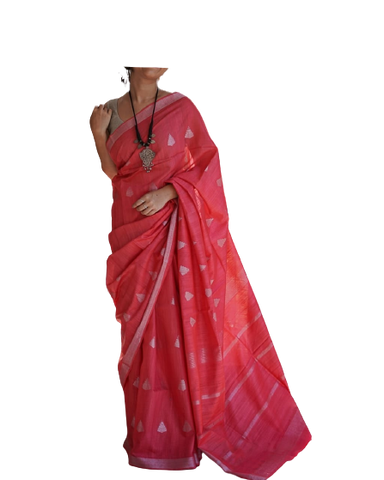 Viscose Silk Weaving Cutwork Saree SILK ZONE