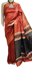 Tussar dupion silk saree SILKZONE
