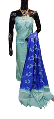 Tussar silk printed suit SILK ZONE