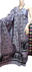 Cotton khadi madhubani suit SILK ZONE