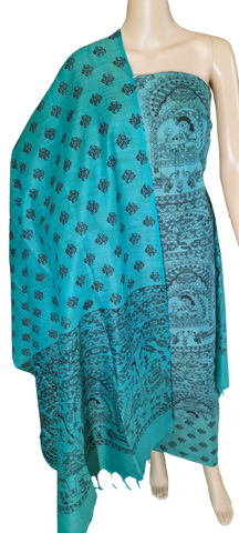 Cotton khadi madhubani suit SILK ZONE