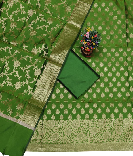 Soft silk Banarasi suit SILK ZONE