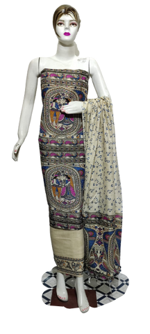 Cotton khadi Discharge print suit SILK ZONE