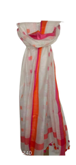 Cotton linen buta dupatta SILK ZONE