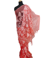 Orgenza embroidery saree SILK ZONE