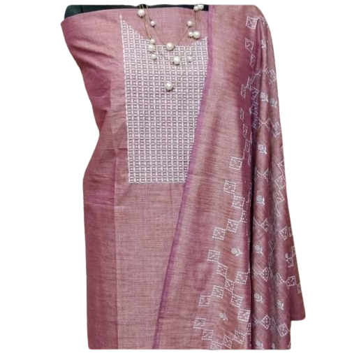 Cotton dupion fancy suit SILK ZONE