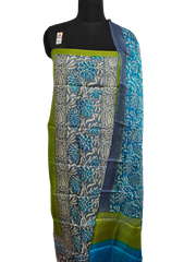 Tussar Silk Hand Block Print Suit SILK ZONE