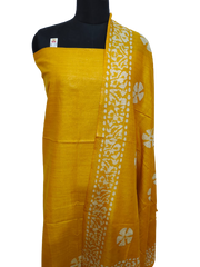 Cotton dupion batik print suit SILK ZONE