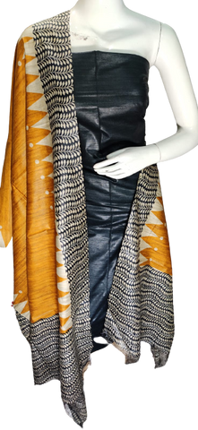 Tussar ghicha silk suit SILK ZONE