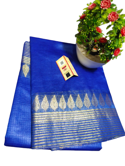 Pure Silk Linen Saree SILK ZONE