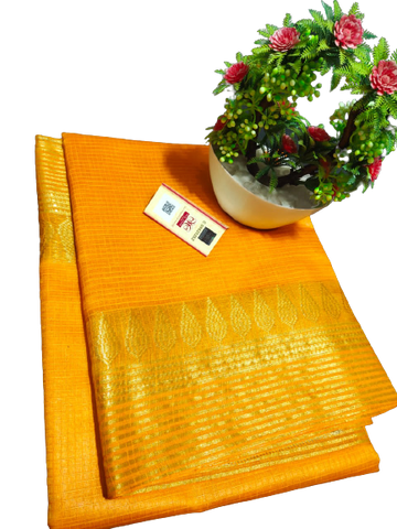 Pure Silk Linen Saree SILK ZONE