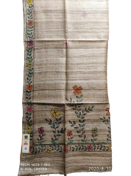 Tussar ghicha silk dupatta Silk ZONE