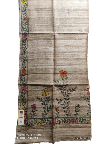 Tussar ghicha silk dupatta Silk ZONE