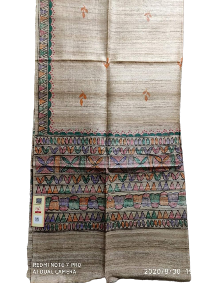 Tussar ghicha silk dupatta SILK ZONE