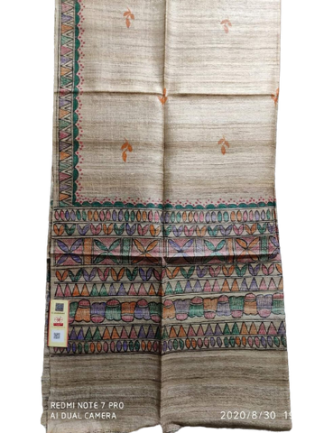 Tussar ghicha silk dupatta SILK ZONE