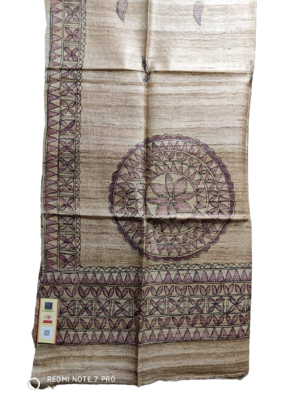 Tussar ghicha silk dupatta SILK ZONE