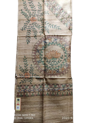 Tussar ghicha silk dupatta SILK ZONE