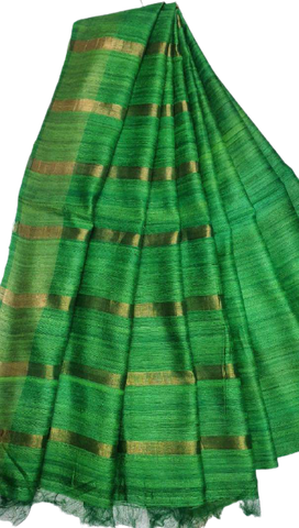 Pure desi tussar silk saree SILK ZONE