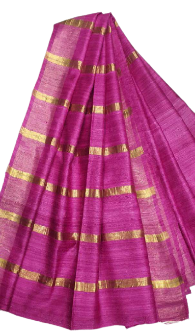 Pure desi tussar silk saree SILK ZONE