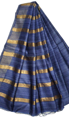 Pure desi tussar silk saree SILK ZONE