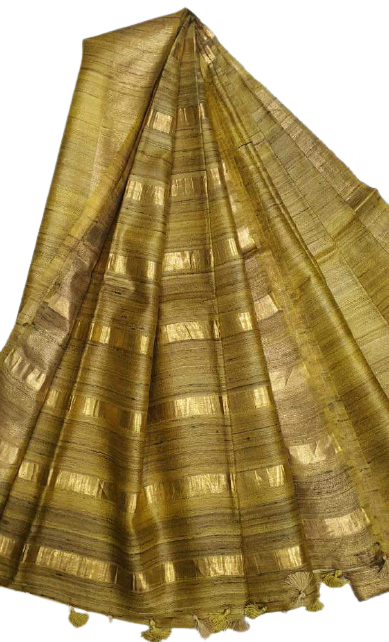 Pure desi tussar silk saree SILK ZONE