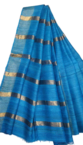 Pure desi tussar silk saree SILK ZONE