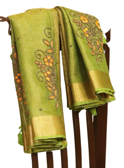 Pure desi tussar silk saree SILK ZONE