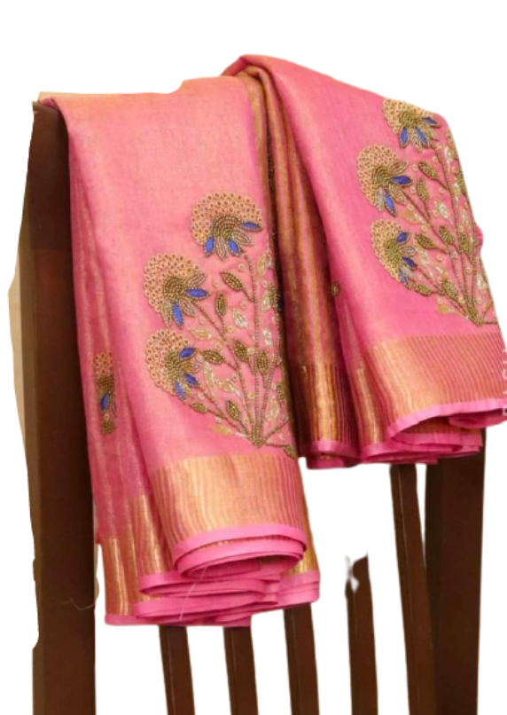 Pure desi tussar silk saree SILK ZONE