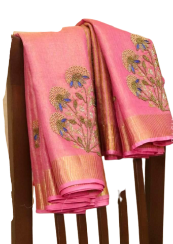 Pure desi tussar silk saree SILK ZONE