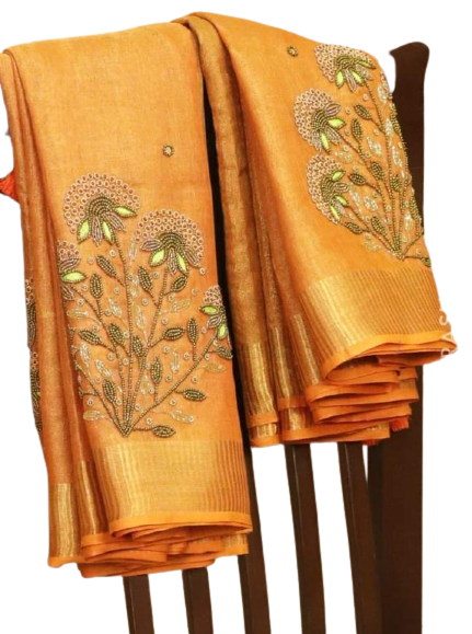 Pure desi tussar silk saree SILK ZONE