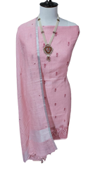 Linen embroidery suit SILK ZONE