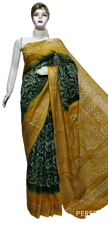 Cotton linen batik print Saree Husain