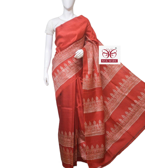 BISHNUPURI TUSSRE SILK SAREE SILK ZONE