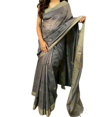 Pure kela resham silk saree SILK ZONE